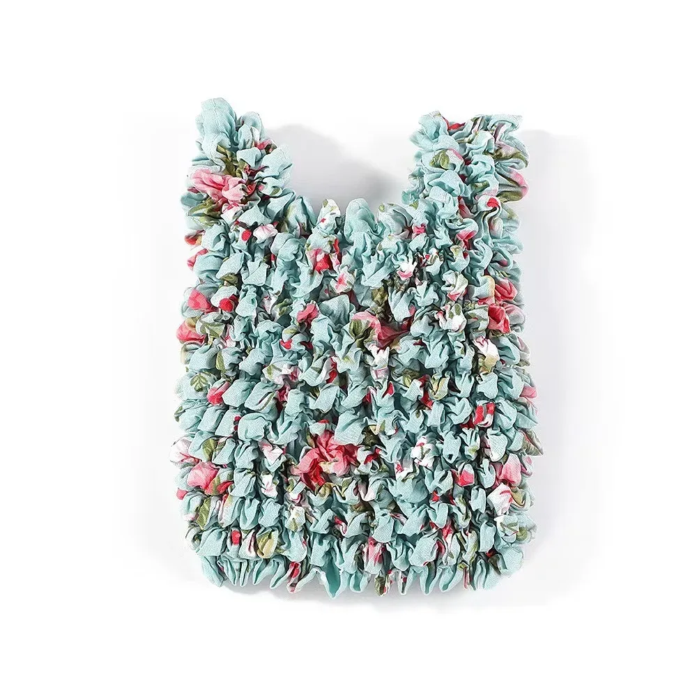sac à provisions pliable à bulles réutilisable, grande capacité, sac à main plissé flexible, sac de rangement multi-usages en mousseline