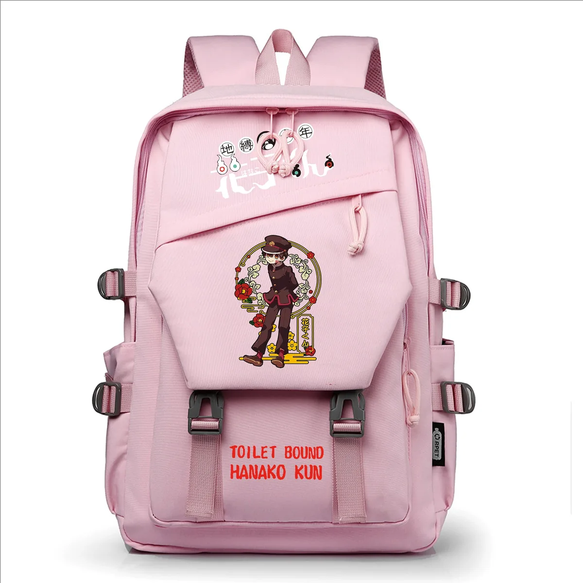 sacs à dos décontractés pour étudiants, sacs à livres pour filles, sacs à dos pour ordinateur portable, sacs à bandoulière, motif dessin animé anime toilet-bound hanako-kun