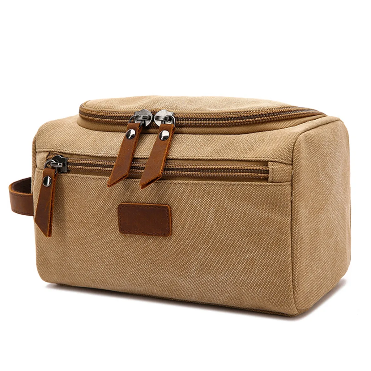 trousse de toilette de voyage multifonctionnelle avec poignée, facile à transporter, légère, pour hommes et femmes, vacances