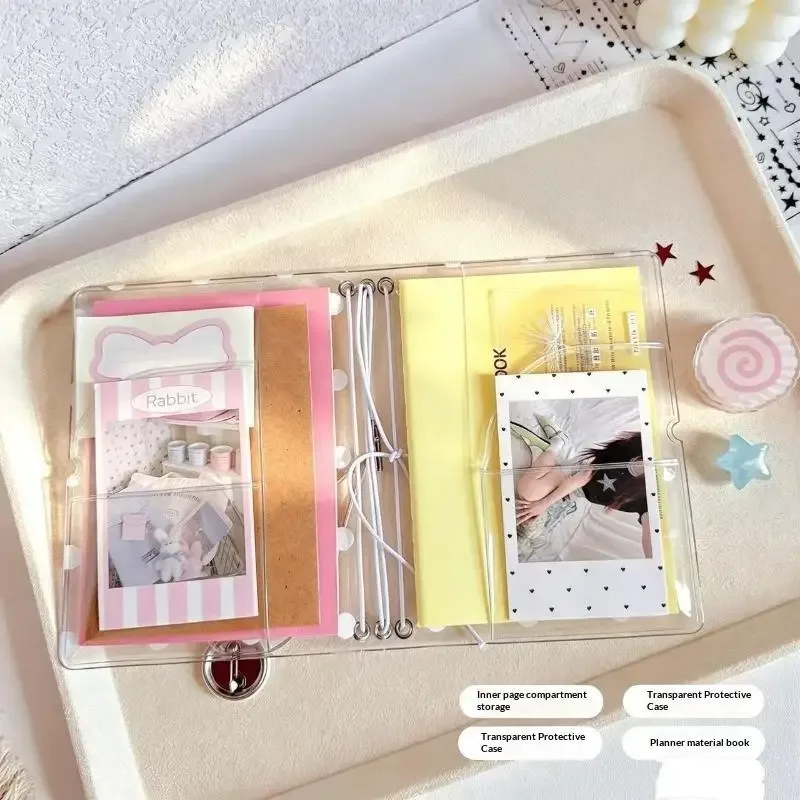 porte-passeport imprimé à pois, 1 pièce, avec bande élastique transparente, étui de protection pour passeport, étui de protection transparent pour passeport, tendance