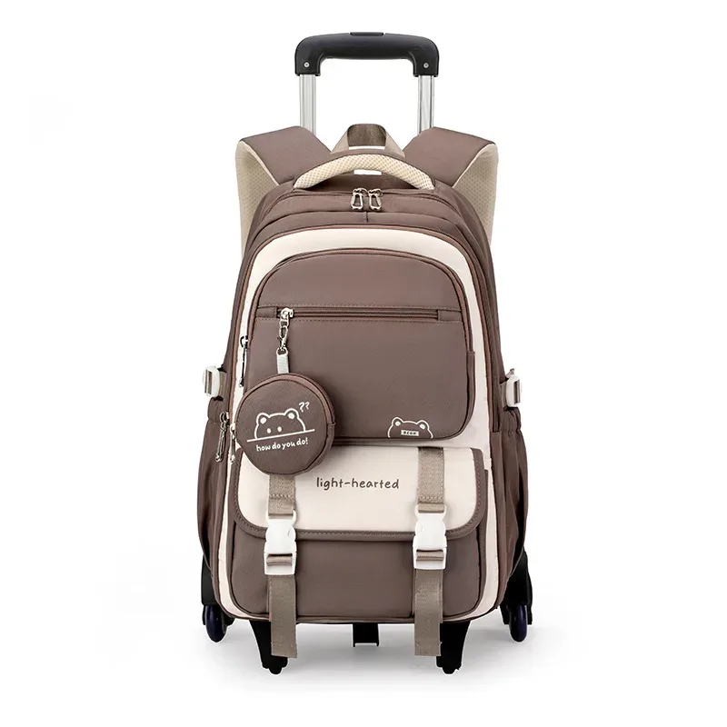 sac à dos d'école pour enfants sac à roulettes sac à dos pour étudiants sac de livre sac d'école roulant pour filles sac à dos à roulettes pour enfants