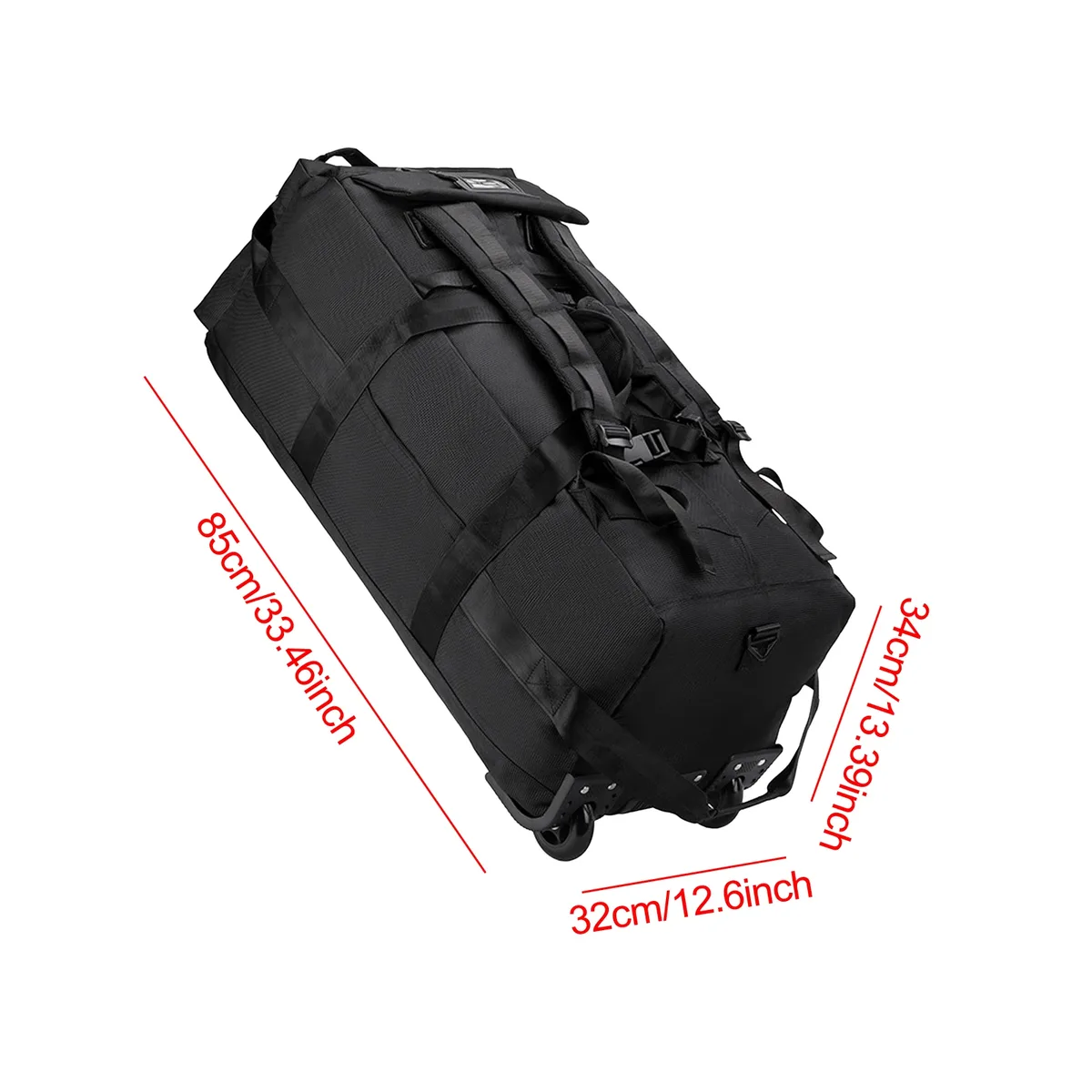 grand sac de sport à roulettes pour voyage d'affaires, sac à dos portable pour la plage, sac de rangement de camping, valise de nuit, vêtements roulants