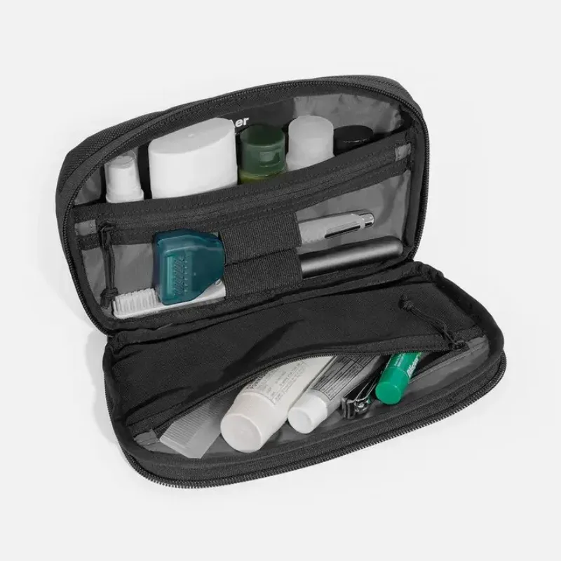 trousse de toilette dopp kit 3 x-pac en nylon balistique 1,8 l, résistante à l'eau, multifonctionnelle, pour maquillage, pochette de rangement, design durable