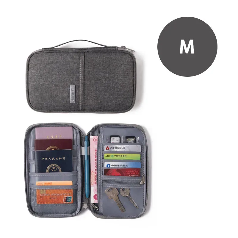 porte-passeport familial pour femmes, organiseur de documents de voyage, porte-cartes de crédit imperméable