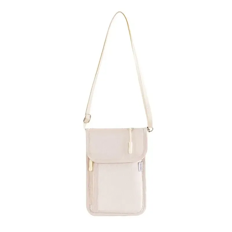 sac de rangement étanche pour documents de voyage, portefeuille de cou pour passeport, argent et cartes