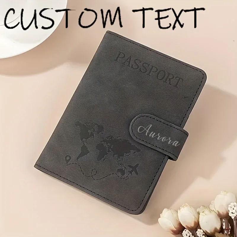 porte-passeport personnalisé pour les essentiels, étui de protection pour passeport, accessoires de voyage, porte-passeport pour femmes/hommes