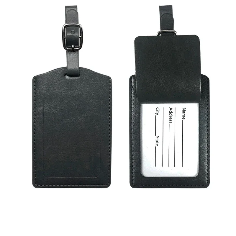 étiquette de bagage avec initiales personnalisées, étiquette de bagage d'affaires de voyage, en cuir pu épais, passe d'embarquement, étiquette de valise à rabat, cadeau de mariage
