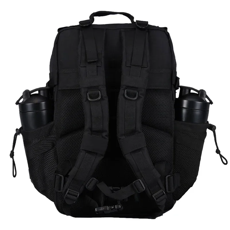 sac à dos tactique pour la gestion de la préparation des repas, 45l, étanche, isolé, refroidisseur de déjeuner, pour salle de sport, randonnée, camping, voyage, double porte-gobelet