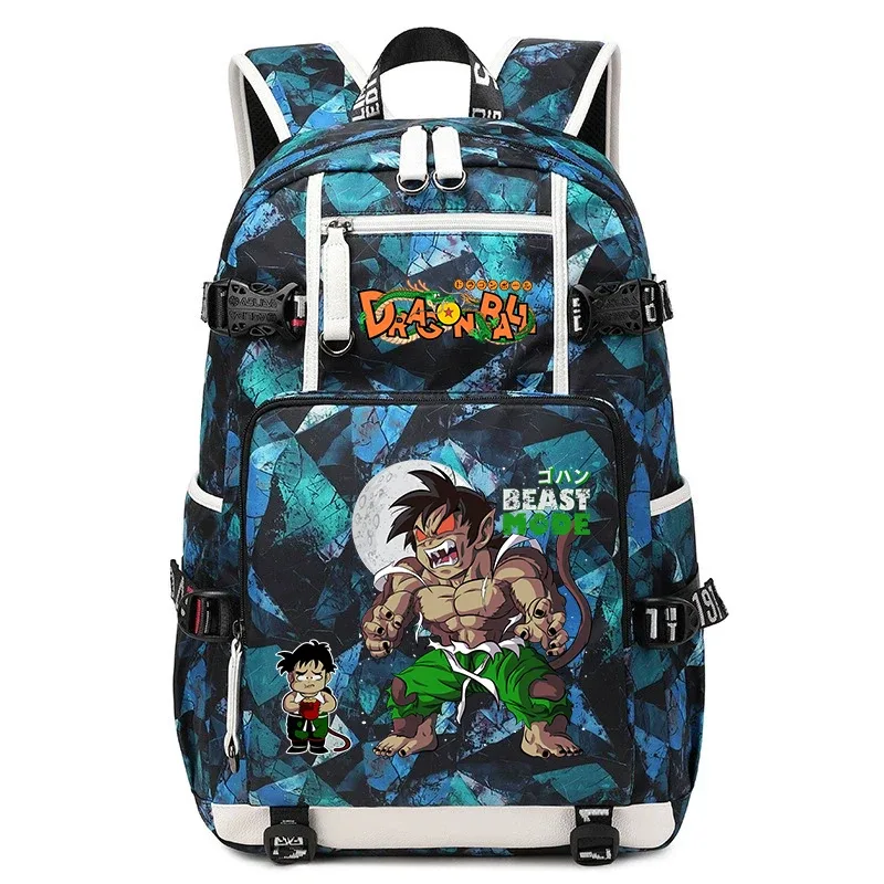 sac à dos d'école imprimé dragon ball z, sac à dos de voyage de grande capacité pour enfants et adolescents