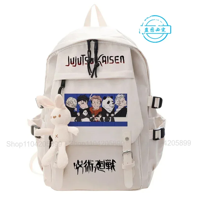 sac à dos jujutsu kaisen, sac d'école pour étudiants, cosplay, mochila, cadeaux pour garçons et filles, sac à dos de dessin animé, sac à dos pour ordinateur portable, sac à dos de voyage