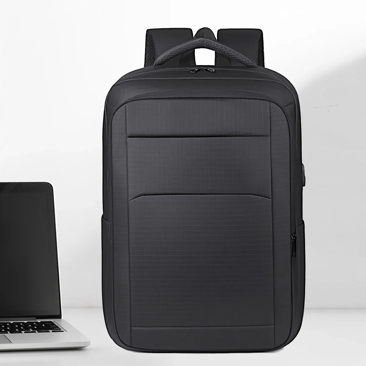 sac à dos pour homme, grande capacité, sac à dos de voyage léger, sac d'ordinateur pour les trajets professionnels, sac pour étudiants du lycée et de l'université