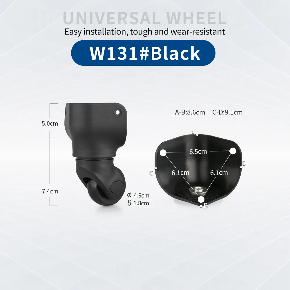 roues universelles pour valise, accessoires de réparation de roulettes de valise, roues pour bagages de voyage
