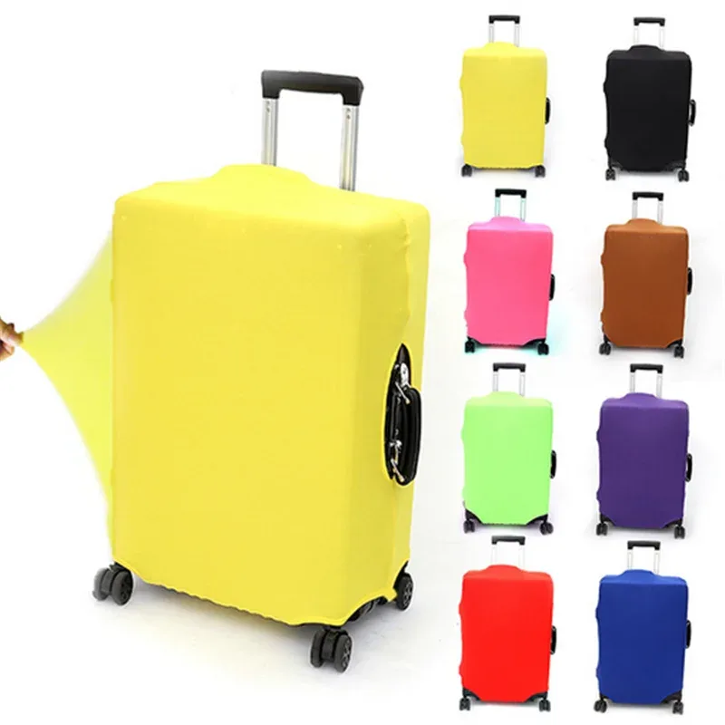 housse de protection pour bagages, anti-poussière, pour valise à roulettes, accessoires de voyage, ajustement universel, légère, rangement facile
