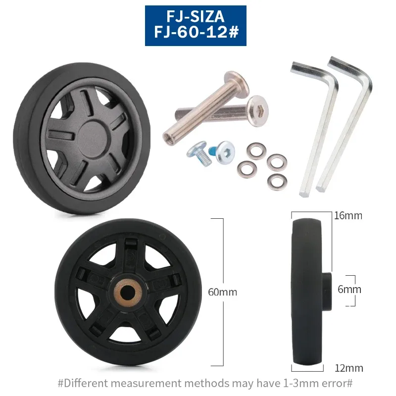 valise de remplacement universelle, accessoires de roue pratiques, roue d'avion, roue silencieuse, entretien et entretien des chocs