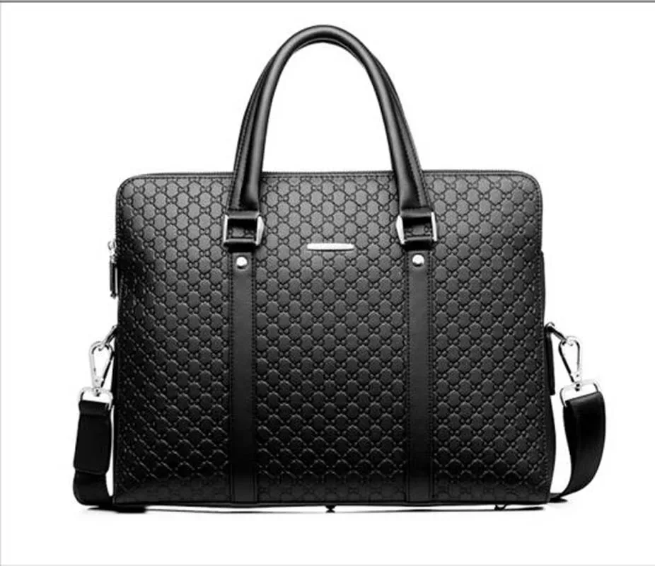 offre spéciale nouveaux hommes mode mallette d'affaires de haute qualité en cuir sac à main grande capacité sacs à bandoulière sacs pour ordinateur portable sac de messager