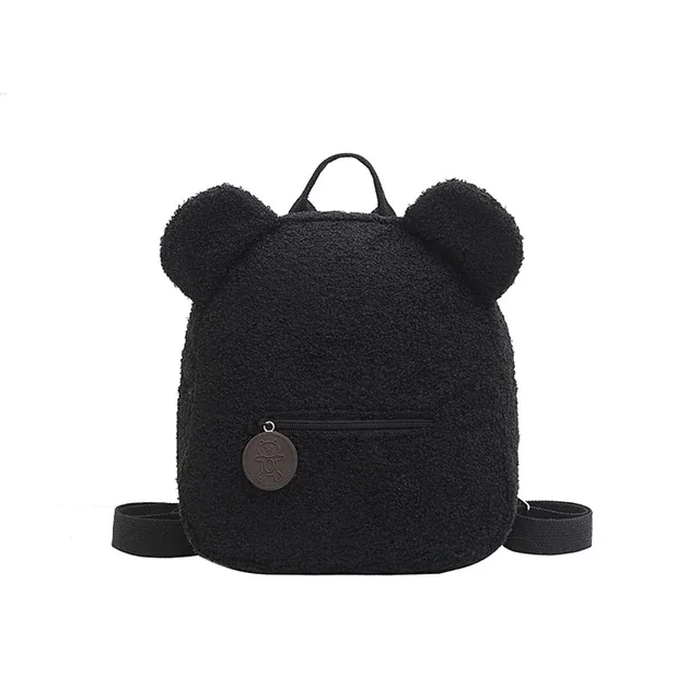 sac à dos brodé personnalisé pour tout-petits, sac léger en peluche ours pour enfants, sac à dos avec nom personnalisé, cadeau pour garçons, filles et dames