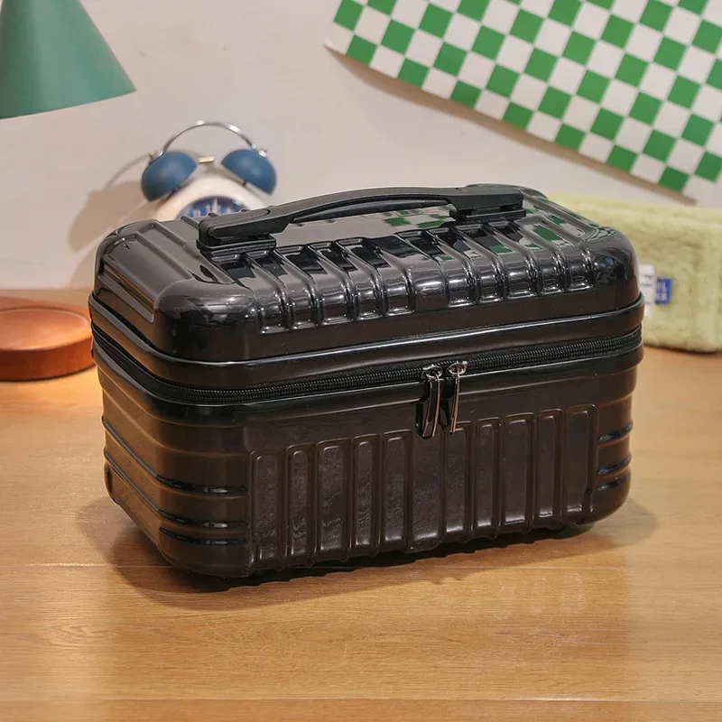 valise de voyage 16 pouces, mini étui de maquillage à main, organisateur de voyage, boîte à cosmétiques pour femmes, étui de maquillage, boîte à mot de passe, étui d'embarquement
