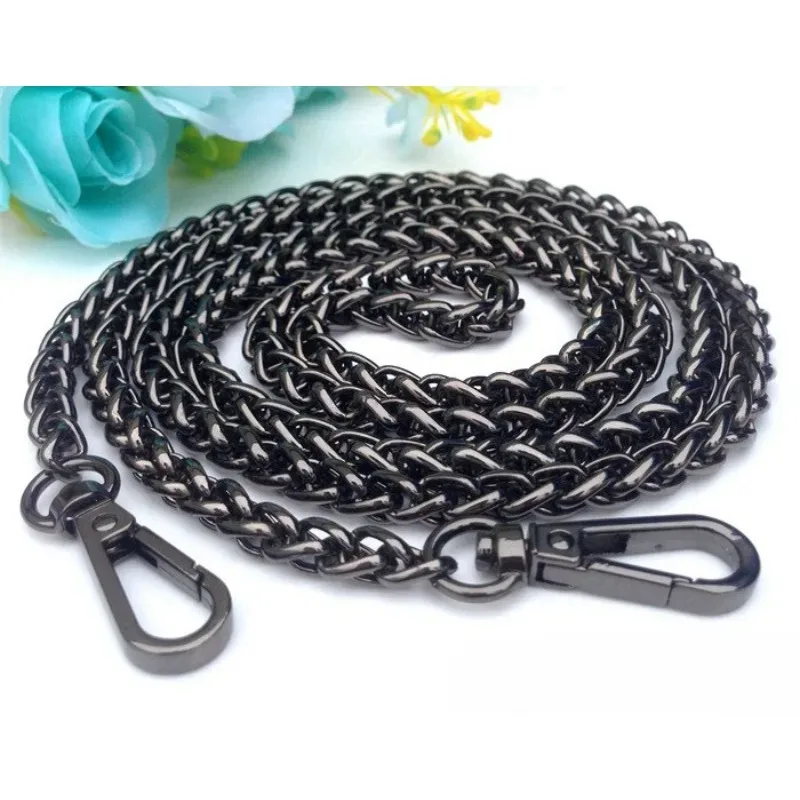 120cm nouveau sac chaîne accessoires sac à bandoulière sangle ne se décolore pas étendu métal sac à dos chaîne sac à bandoulière chaîne décoration