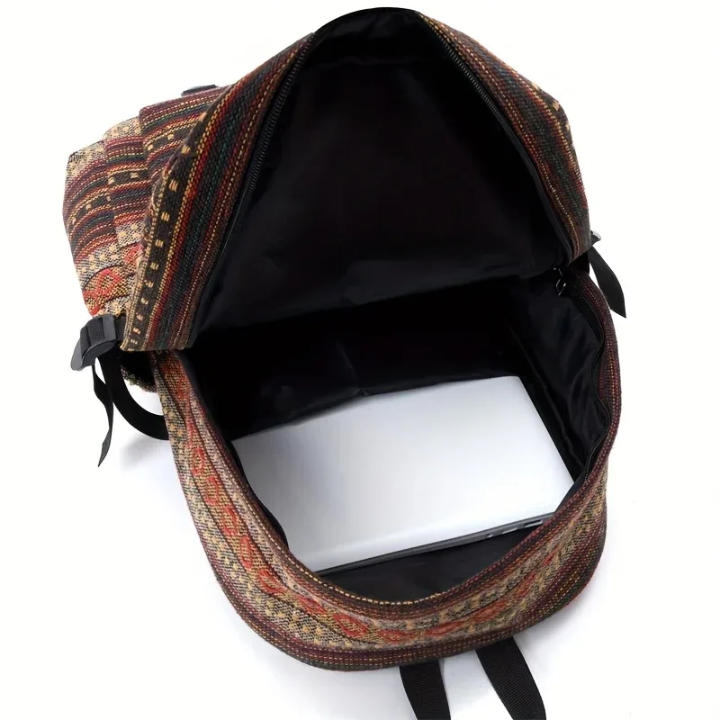 vintage nouveaux sacs à dos patch grande capacité femmes style ethnique voyage sac à dos broderie sac à dos
