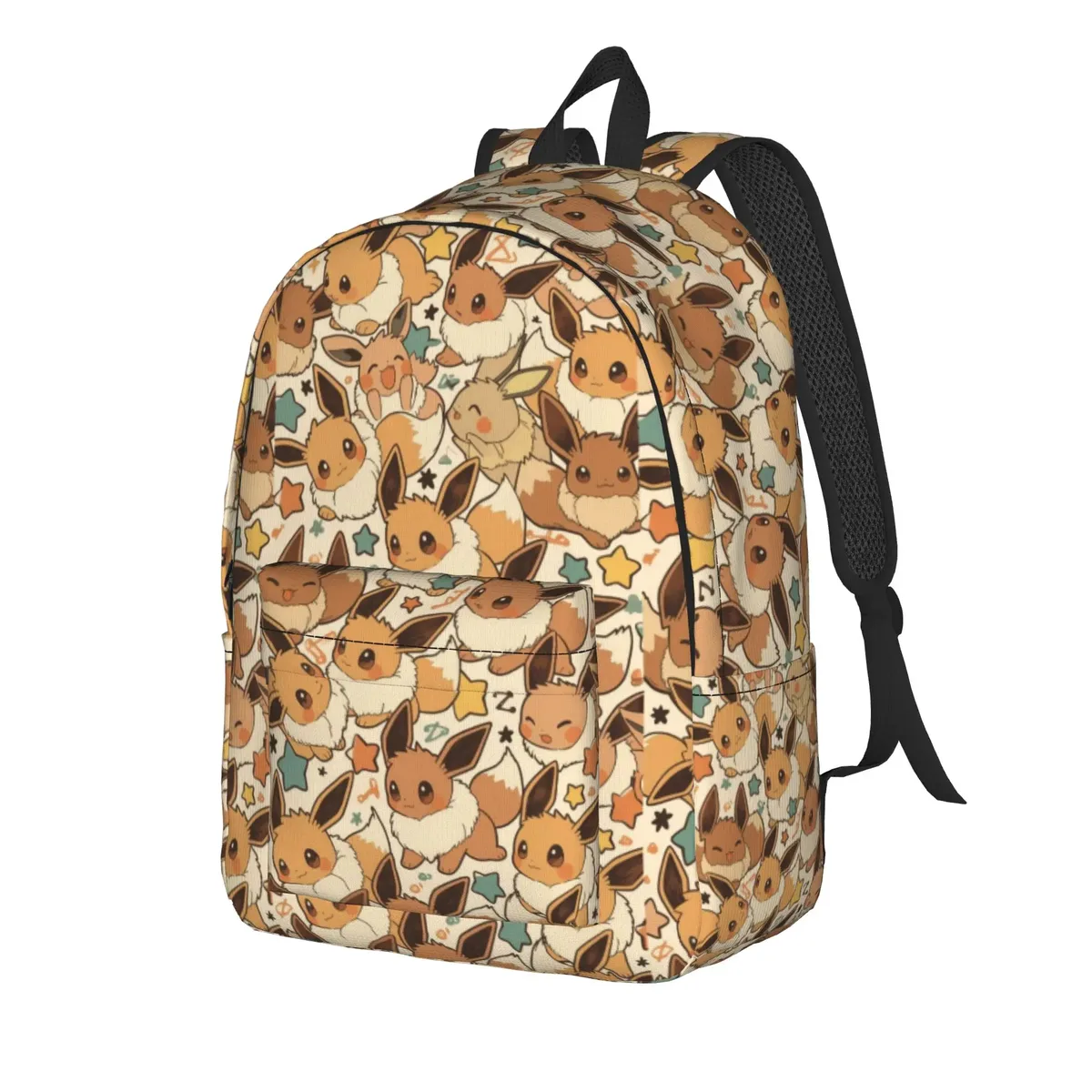 Sac à dos Pokemon Eeveelution Mochilas, sac à dos rétro lavable pour lycée, à la mode