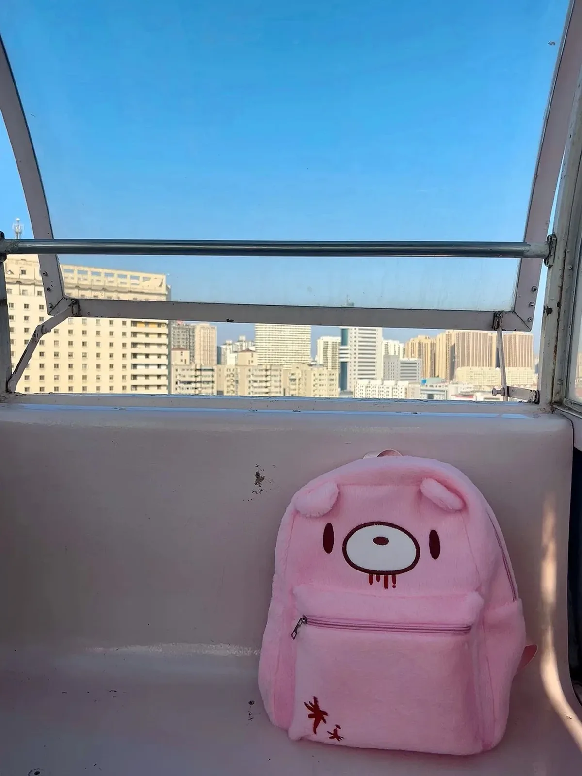 sac à dos en peluche rose y2k, style kawaii, sac à poupée mignon et effrayant, sac à dos gothique punk en forme d'animal en peluche, pour femmes et filles, streetwear harajuku, cadeau