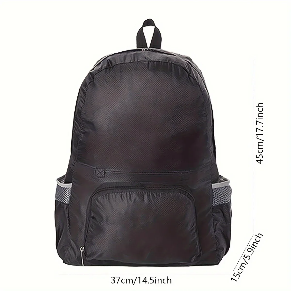 sac à dos léger en polyester imperméable, sac à dos pliable à double usage, sac de randonnée portable pour hommes et femmes