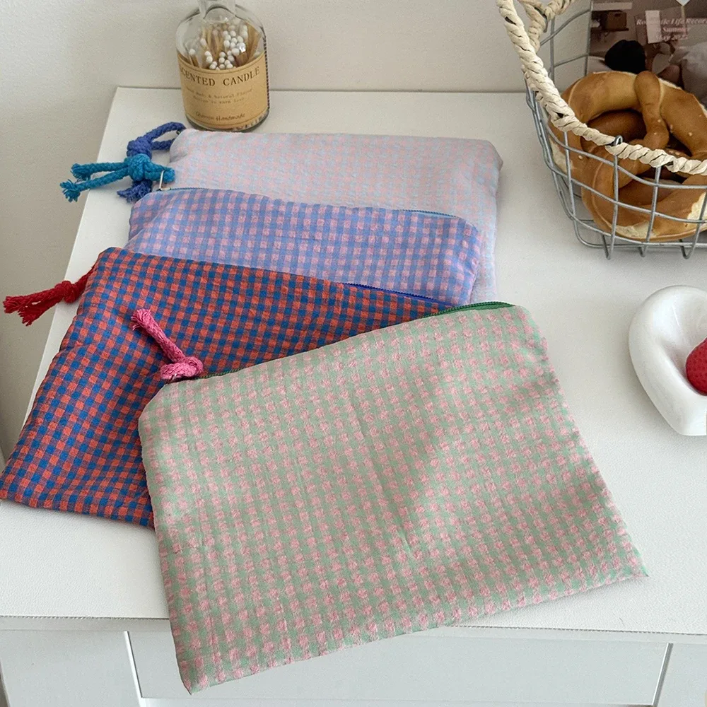 sac à main à cosmétiques en maille simple pour femmes, pochette de grande capacité, organisateur de voyage, sac de maquillage, mini rouge à lèvres, sac de rangement de maquillage