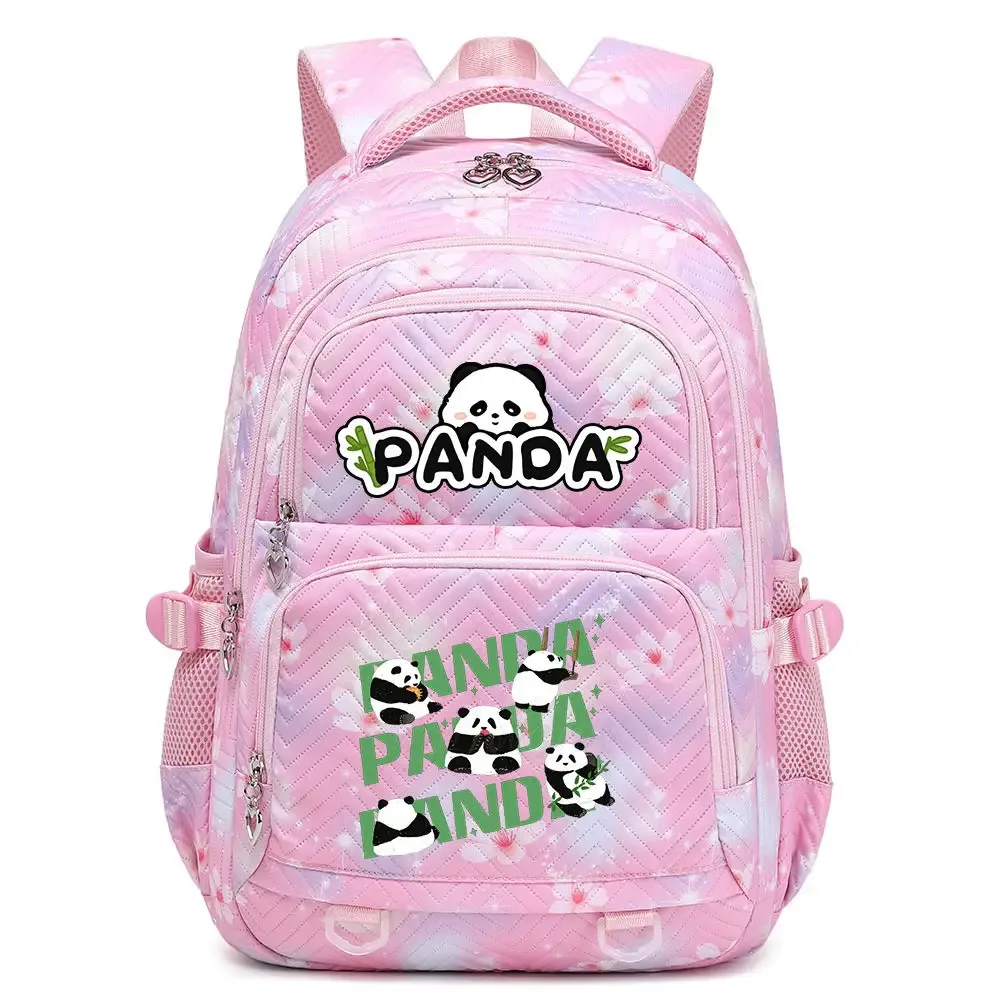nouveau panda he hua sac à dos mignon dessin animé imprimé étudiant cartable mode garçons filles haute qualité grande capacité voyage sacs à dos