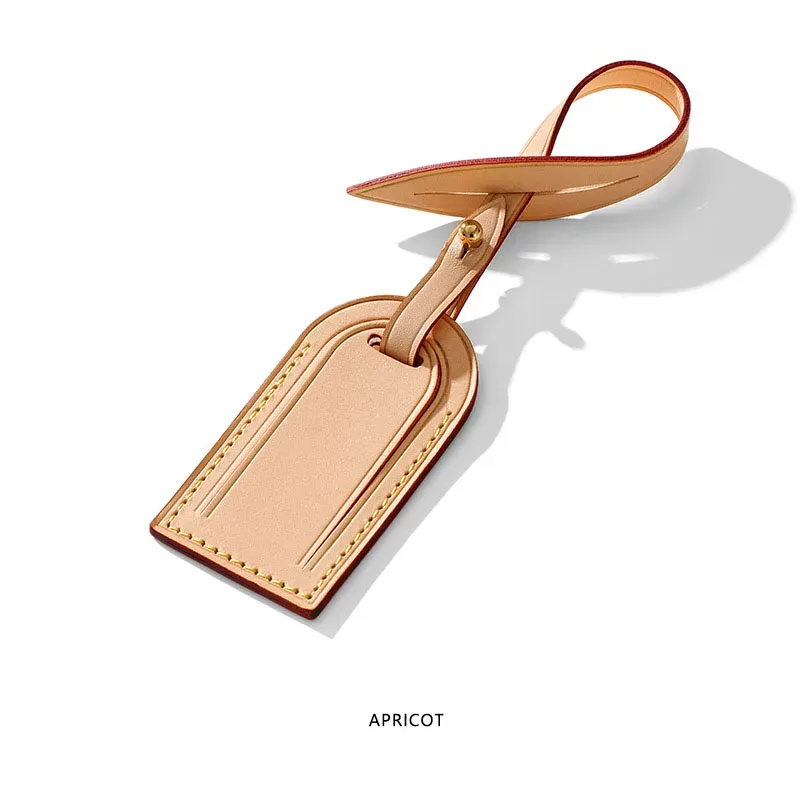 support personnalisé avec marquage à chaud doré, adapté aux sacs à main presbyop, sacs montaigne, étiquettes de bagage pour cartes d'embarquement, en cuir véritable