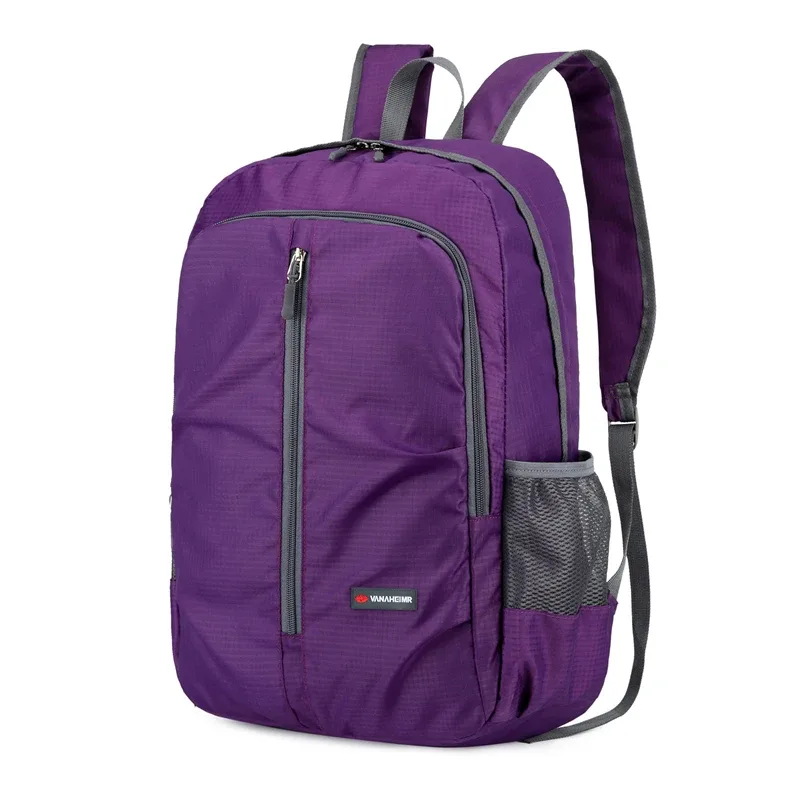 sac à dos d'extérieur pliable, bretelles réglables pour l'extérieur, la randonnée, la course et les courts voyages, adapté aux femmes, équipement de randonnée
