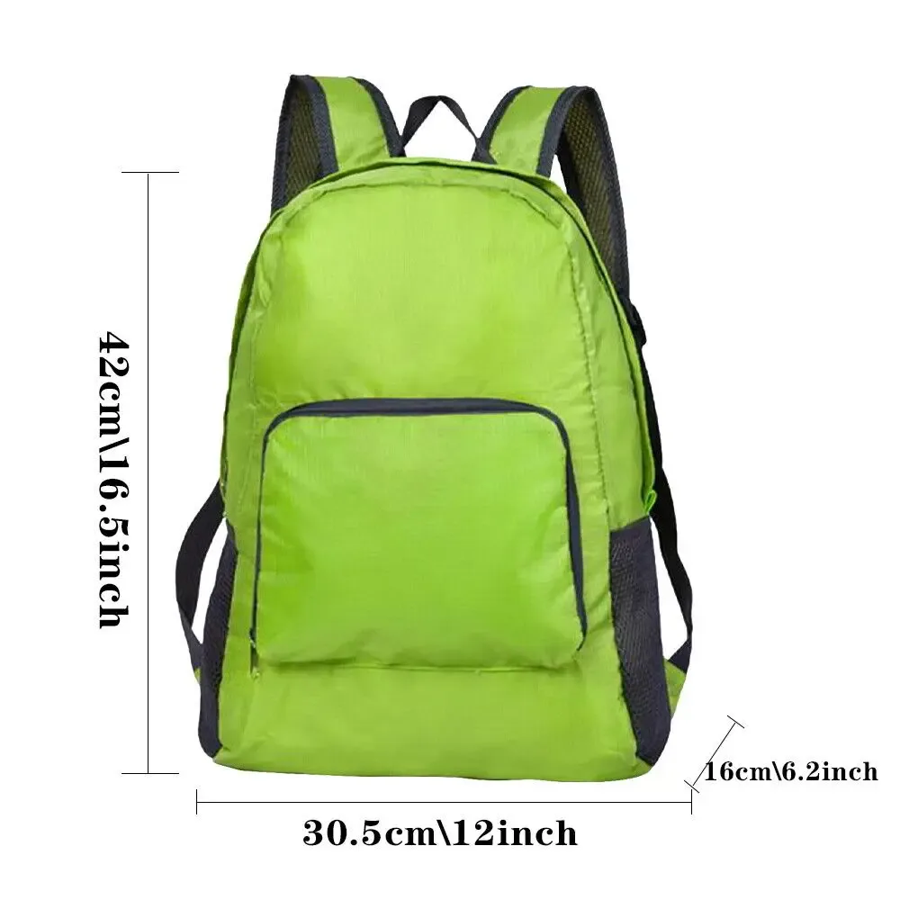 sac à dos pliable en nylon léger pour hommes et femmes, sac à dos de voyage en plein air, cartable étudiant, sac à dos simple, nouveau
