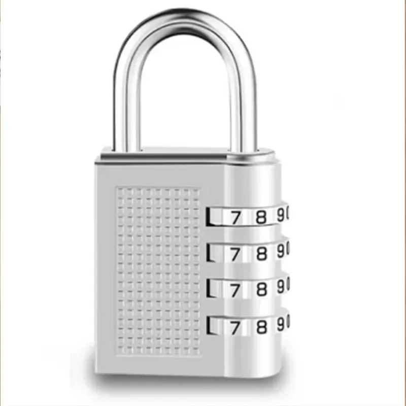 cadenas à code à 4 chiffres en métal, étanche pour extérieur, pour valise, bagage, casier domestique, sécurité de chambre