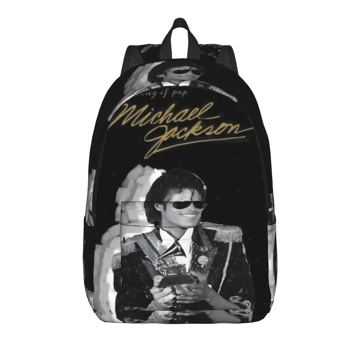 sac à dos michael jacksons musical movie 2026 avec poche, sac à dos de travail pour étudiants, sac à dos de jour pour hommes et femmes, sacs en toile pour ordinateur portable