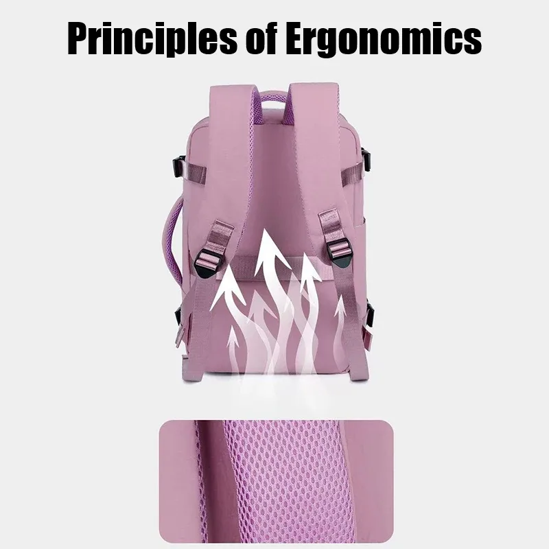 sac à dos multicolore élégant et élégant, sangle réglable, léger pour un usage quotidien, travail et voyage, sac fonctionnel décontracté et durable