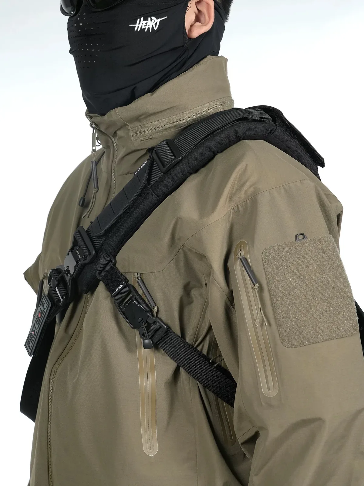 sac bandoulière multifonctionnel respirant et anti-pression, avec rembourrage d'épaule, accessoires tactiques pour sangle d'épaule