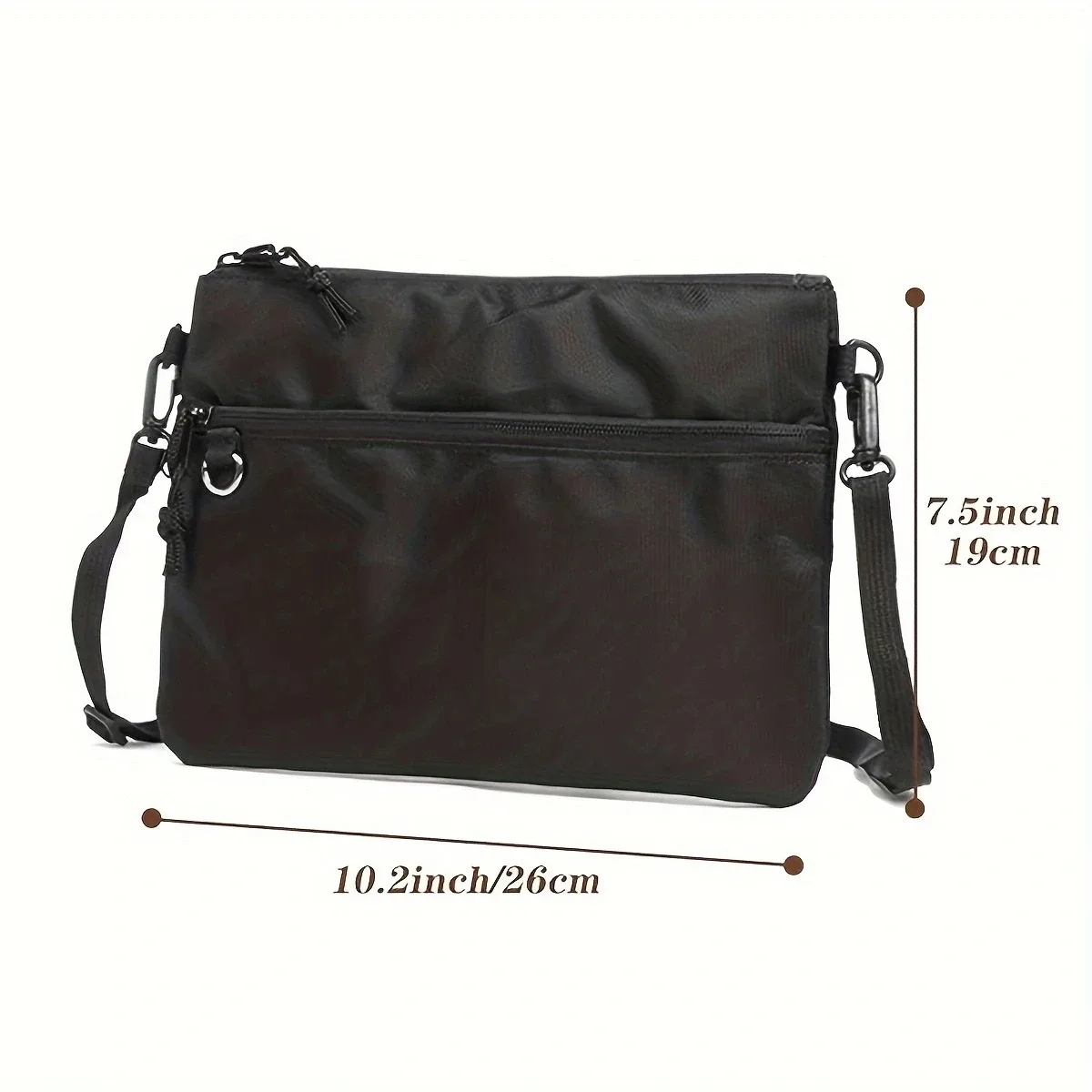 sac de poitrine décontracté tendance, sac banane sportif, sac bandoulière simple