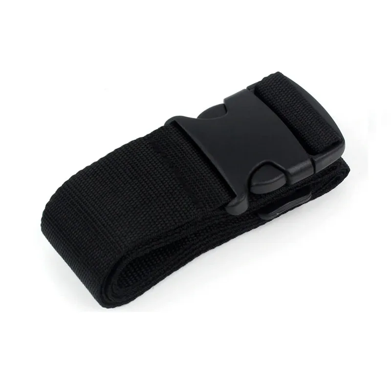 sangle de bagage en nylon réglable, 1 pièce, sangle à boucle pour valise de voyage, accessoires de voyage, emballage de valise, ceinture de sécurité