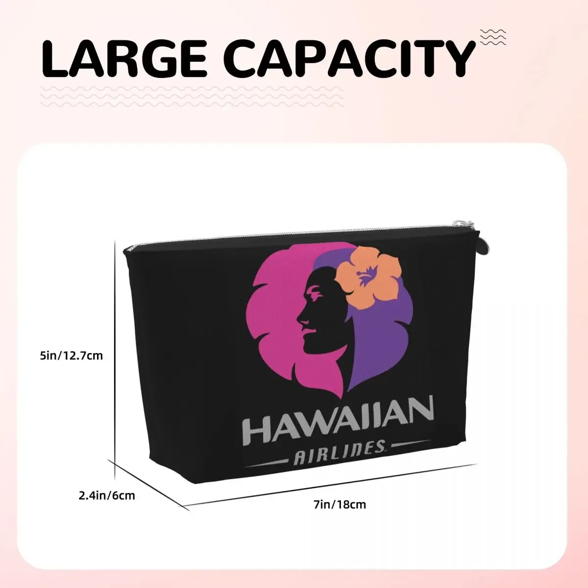 hawaiian airlines herc voyage fin du sud été vente femmes sac cosmétique voyage maquillage organisateur pochette de rangement de toilette