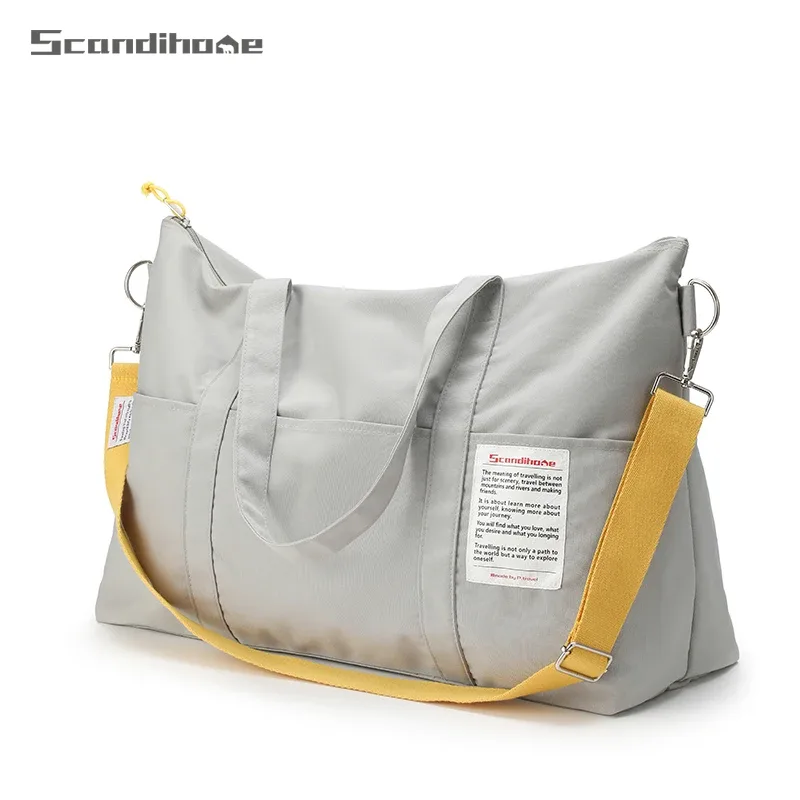 sac de voyage de grande capacité avec pochette pour bagages, sac de week-end multi-poches pour femmes et hommes, sac de sport, de fitness et de yoga