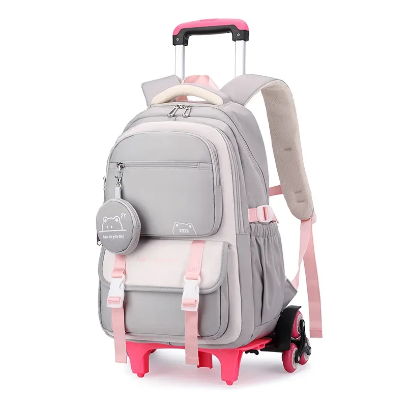 sac à dos d'école pour enfants sac à roulettes sac à dos pour étudiants sac de livre sac d'école roulant pour filles sac à dos à roulettes pour enfants