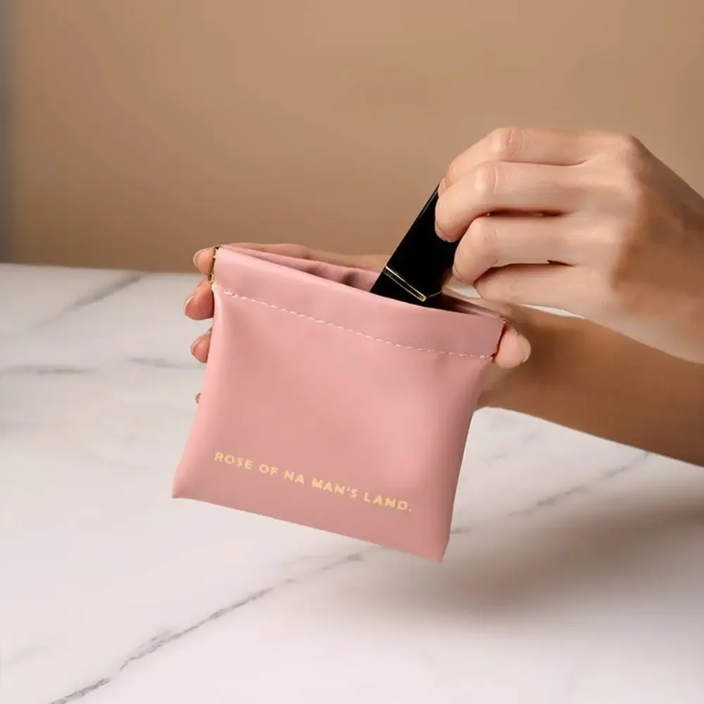 sac à main portable en pu pour femmes et filles, mini trousse de maquillage, rouge à lèvres, bijoux, voyage, é