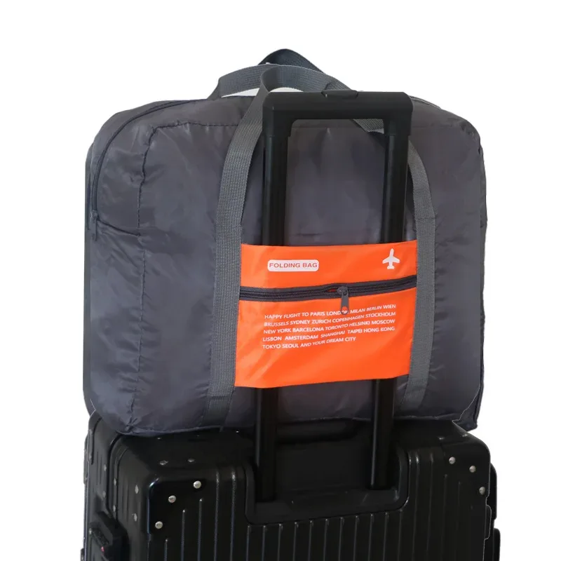 nouveau sac de voyage pliable tendance, sac à main en nylon imperméable grande capacité pour hommes et femmes