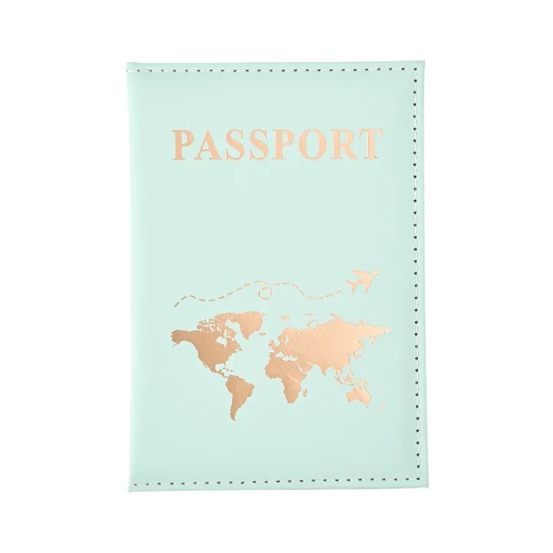 housse de passeport en pu, porte-passeport en cuir souple, porte-cartes de voyage, porte-documents de voyage portable, cadeau pour hommes et femmes
