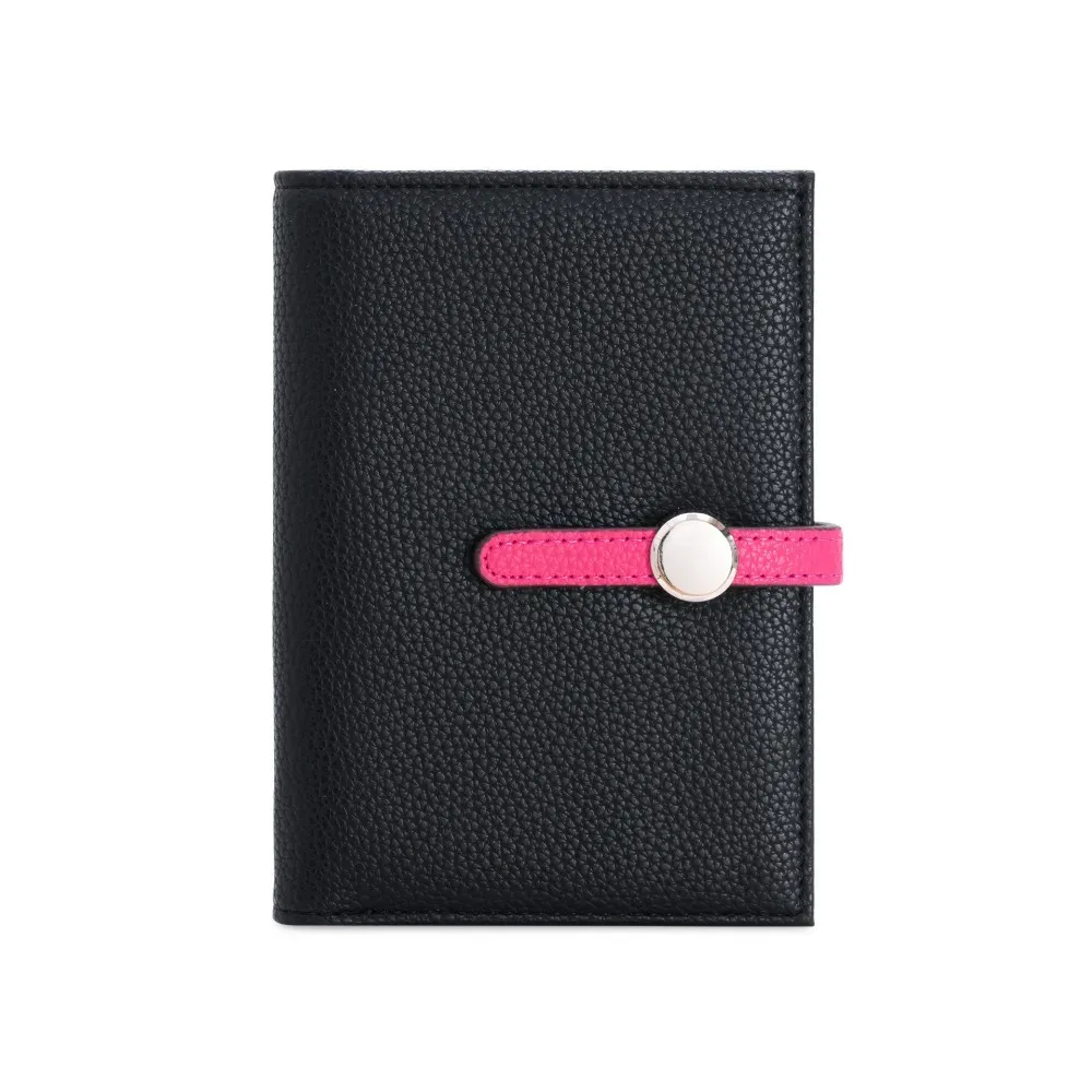 porte-cartes créatif en pu, étui de passeport, porte-billets, portefeuille pliable, étui multifonctionnel pour cartes, sac de rangement pour cartes, pour femme