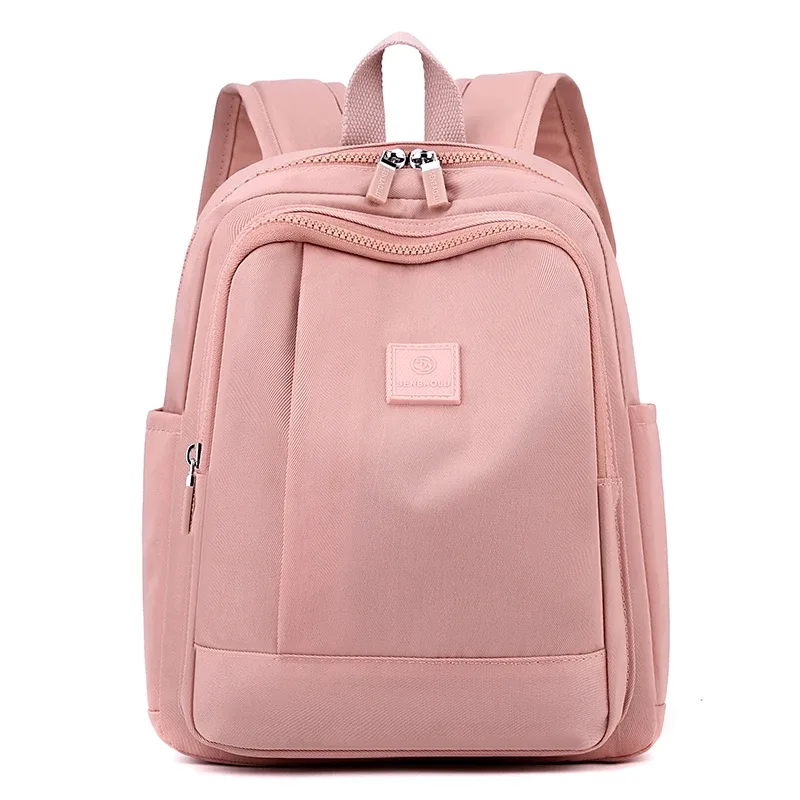 sac à dos décontracté pour femme, petit sac à dos de voyage en tissu de haute qualité, style élégant pour filles, sac à dos de shopping