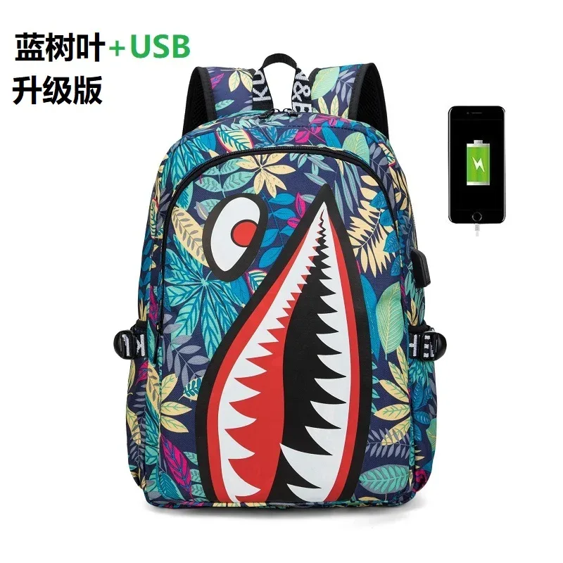 sacs à dos impressions de bouche de décodage cool, sacoches d'université solomon pour garçons, cartables unisexes, sacs imperméables pour étudiants, sacs de grande capacité