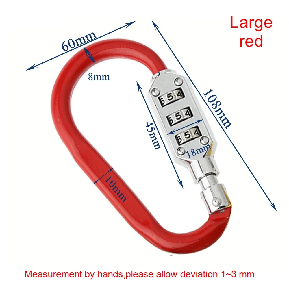 cadenas à code avec cadran à 3 chiffres, serrure à fermeture éclair pour bagages, sac à dos, sac à main, valise, meloutdoor, optimiste, durable