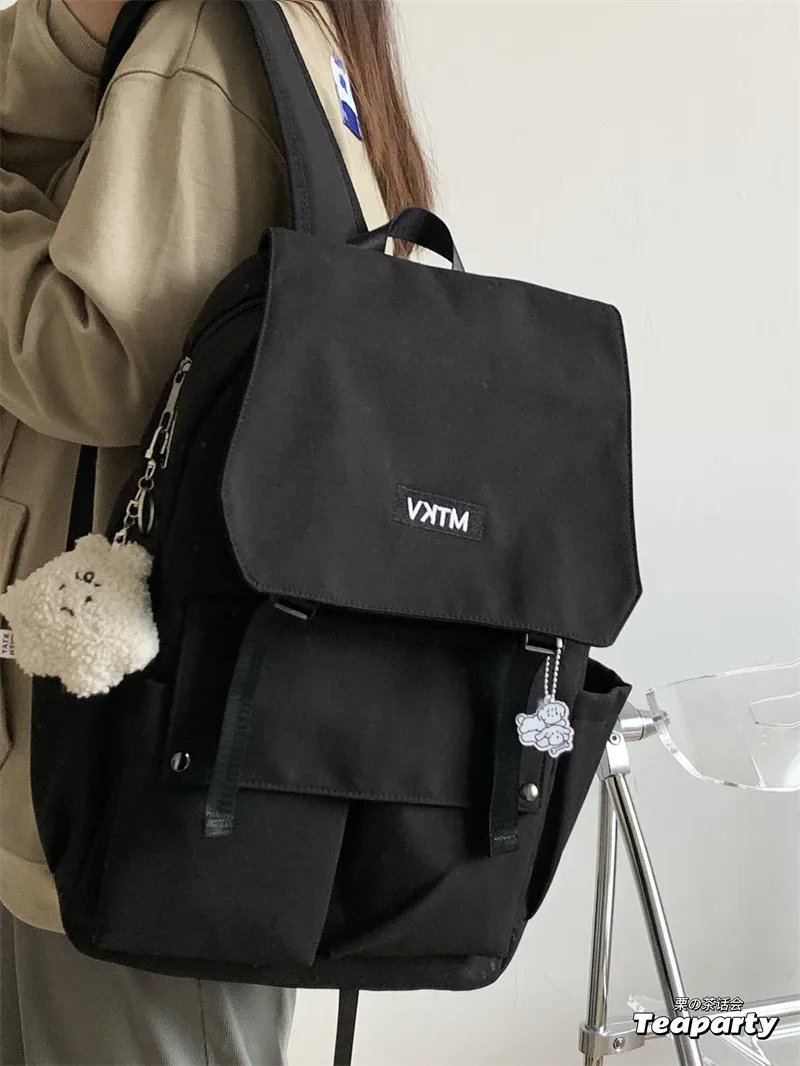 grand sac de voyage japonais pour adolescent cartable femme nouvelle mode harajuku collage étudiants sac à dos étanche voyage mochila