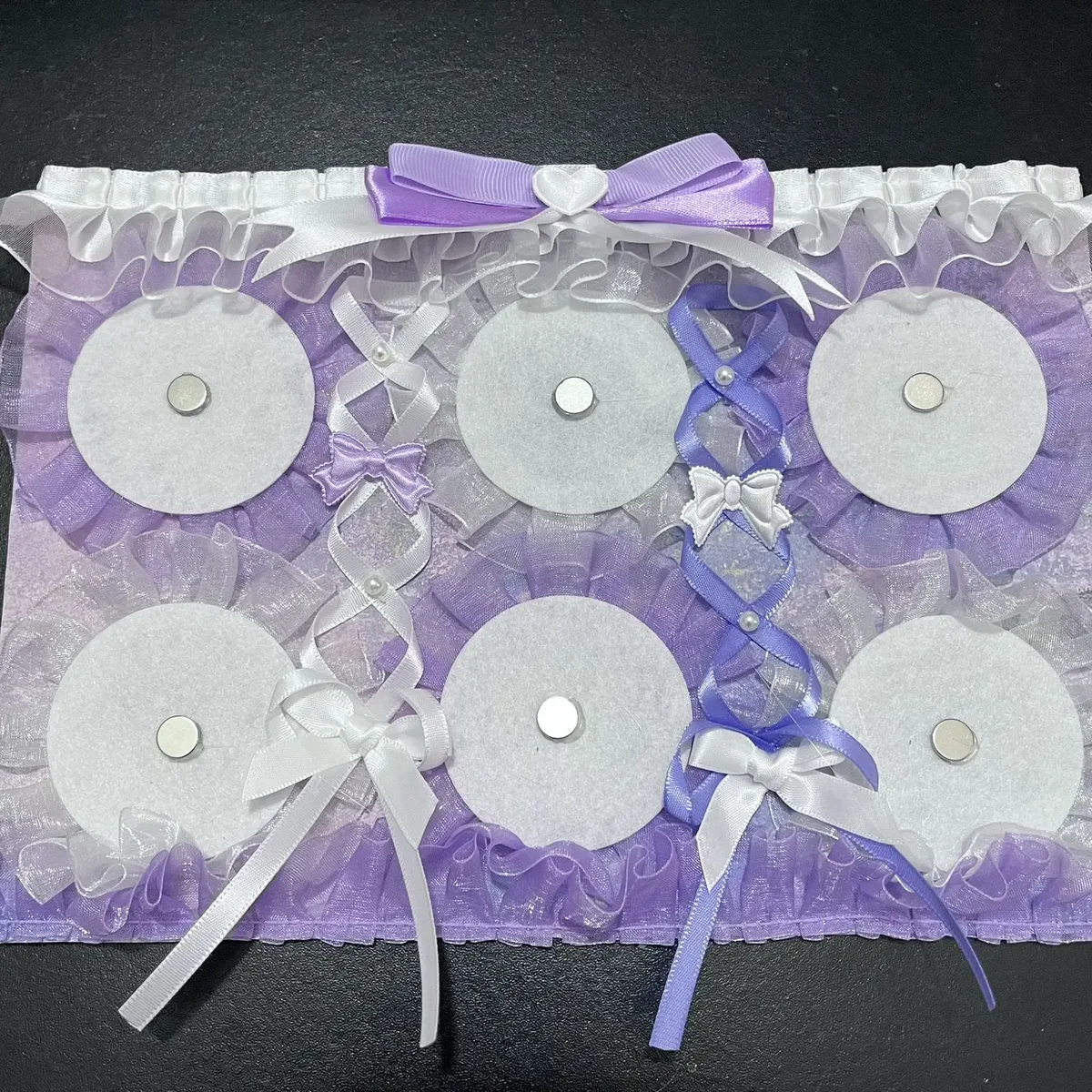 planche de rangement pour badges à épinglette, organisateur de sac ita en dentelle, accessoires de cosplay kawaii, décoration de sac ita