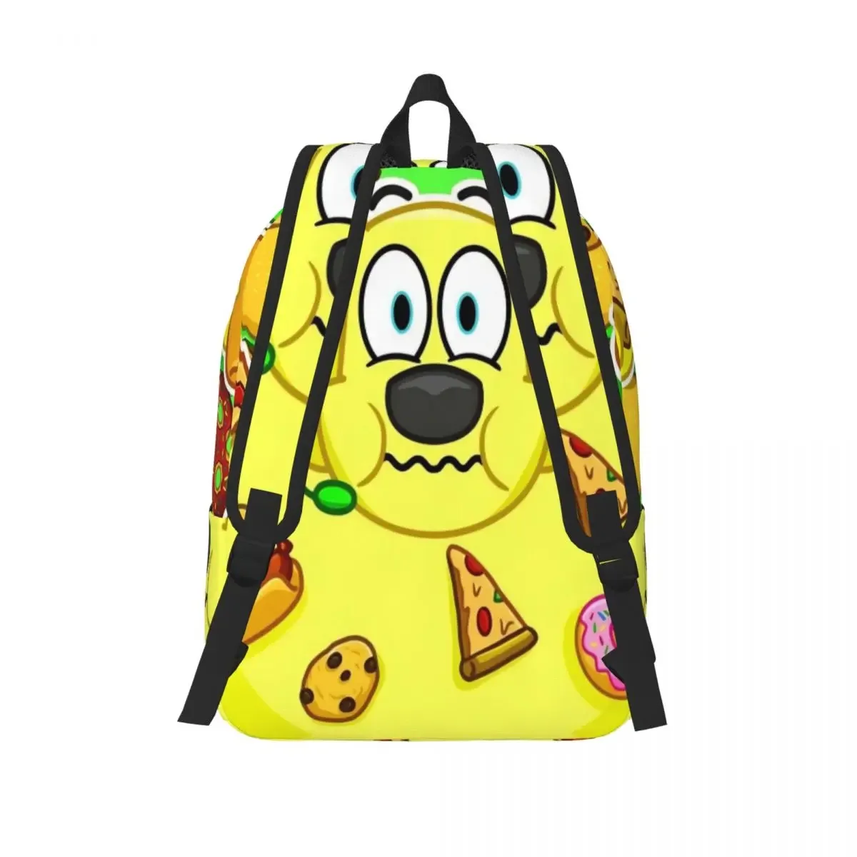 hamburger superdog tyler snowi foxs sac à dos primaire lycée étudiant dessin animé bookbag hommes femmes sac à dos randonnée